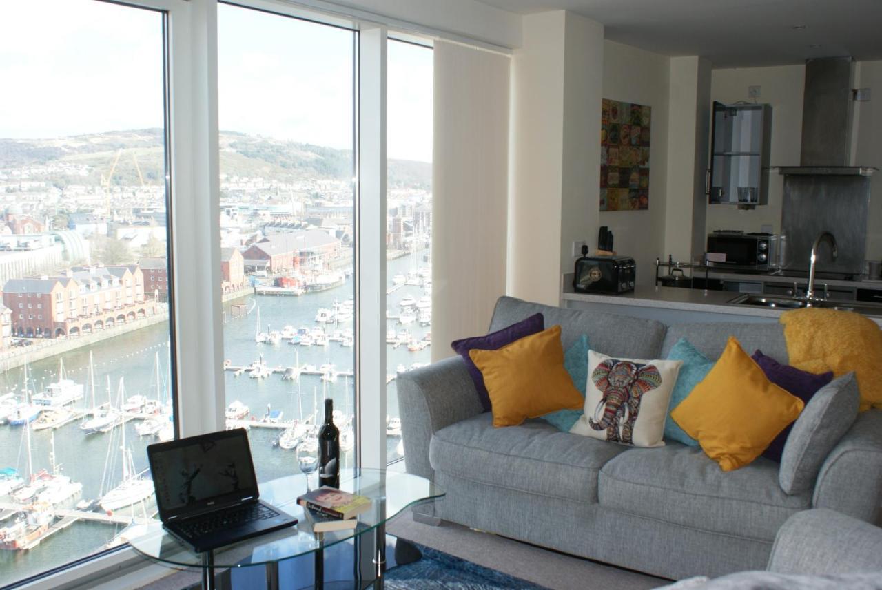 Coastal City Rooms - Waterfront Swansea Exteriör bild